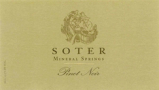 Soter - Pinot Noir Mineral Springs 2018 (750ml)