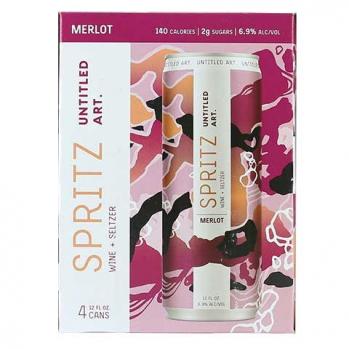 Untitled Art Merlot Wine Spritzer (4 pack cans) (4 pack cans)