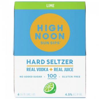 High Noon Sun Sips - Lime Vodka & Soda (4 pack cans) (4 pack cans)